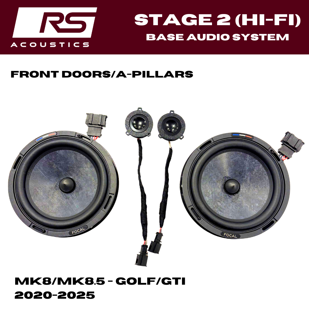 STAGE 2 (HI-FI) - MK8 Golf/GTI (Base Audio System Front Kit)