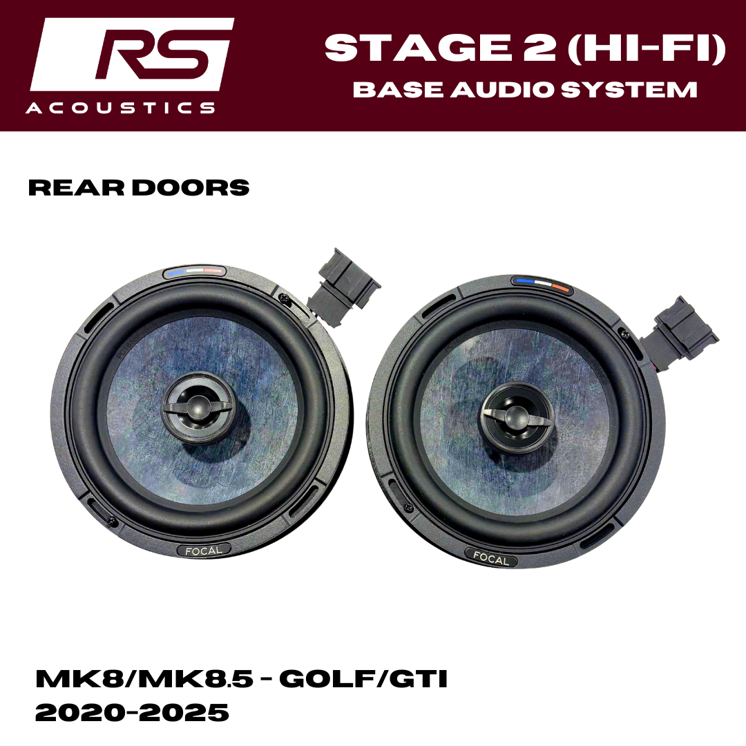 STAGE 2 (HI-FI) - MK8 Golf/GTI (Base Audio System Rear Kit)