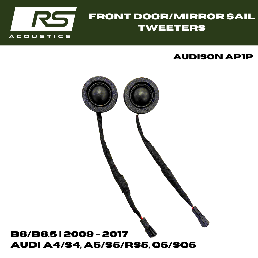 Front Door/Mirror Sail Tweeters - B8/B8.5