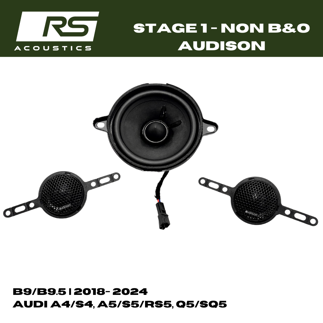 Stage 1 - B9/B9.5 (NON-B&O) Audison Tweeters