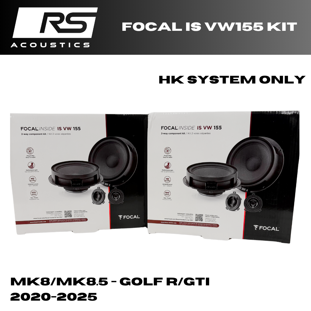 Focal ISVW155 (Front & Rear Package) - MK8 Golf R/GTI HK System Only