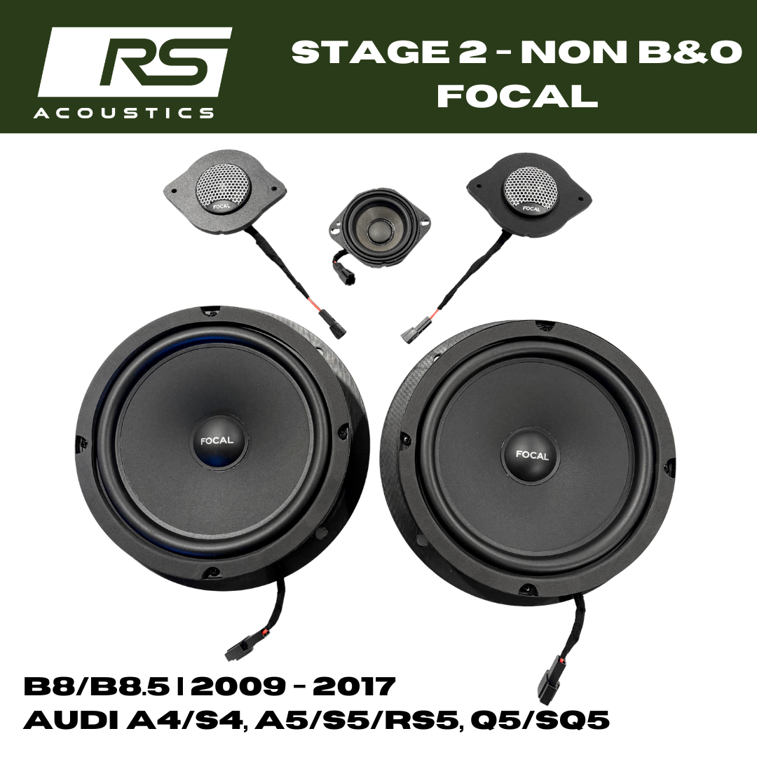 Stage 2 - B8/B8.5 (NON-B&O systems) - FOCAL Kit