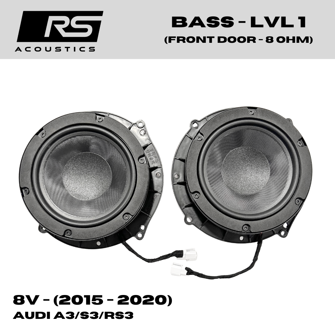 BASS LVL 1 - 8V (Front - 8ohm)