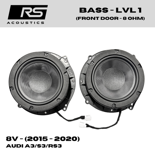 BASS LVL 1 - 8V (Front - 8ohm)