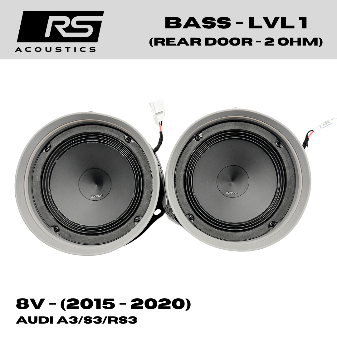 BASS LVL 1 - Audi 8V (Rear 2-ohm)