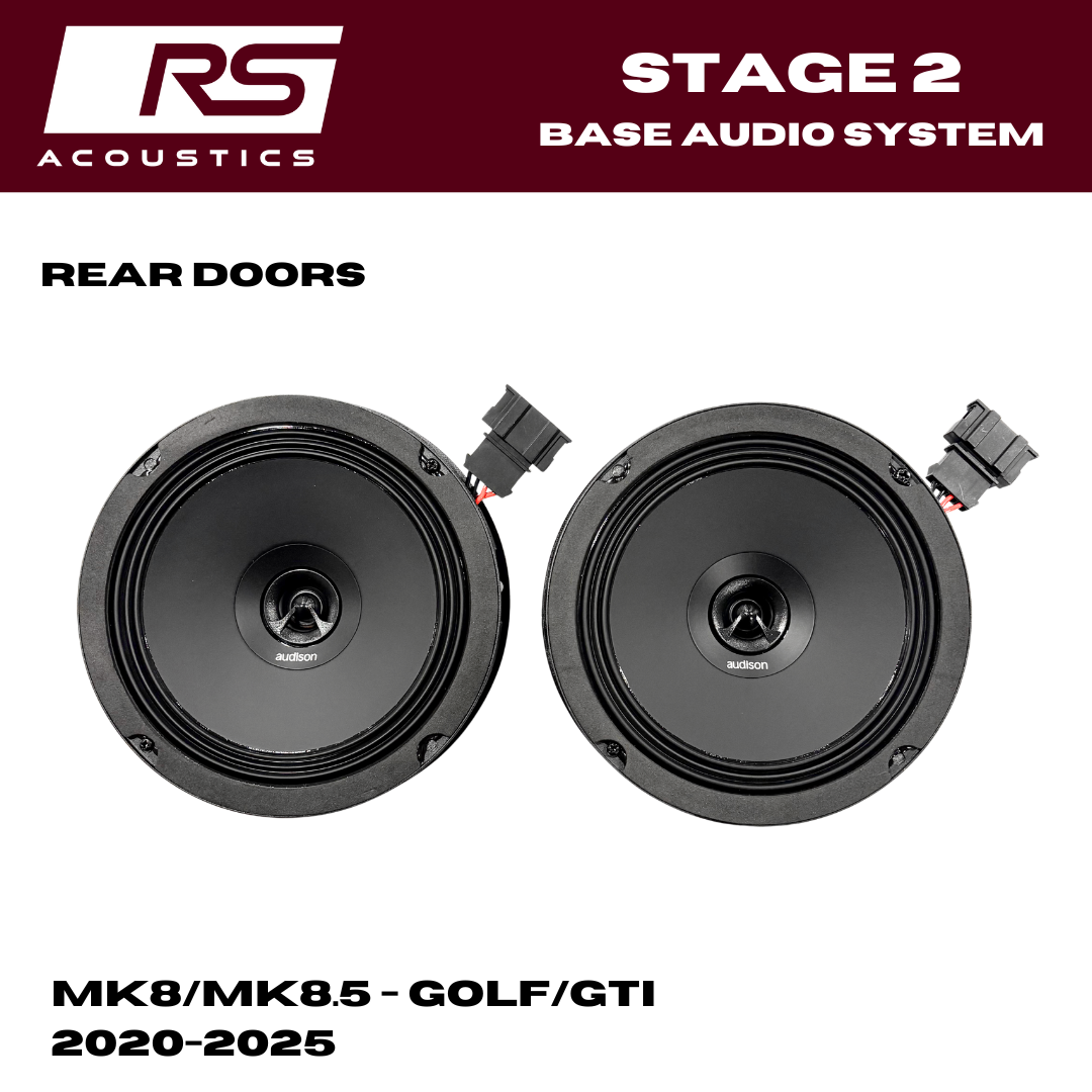 STAGE 2 - MK8 Golf/GTI (Base Audio System Rear Kit)