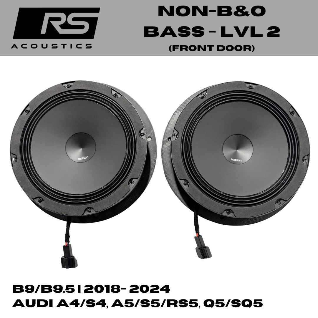 BASS LVL 2 - B9/B9.5 (Front Door) NON-B&O Systems