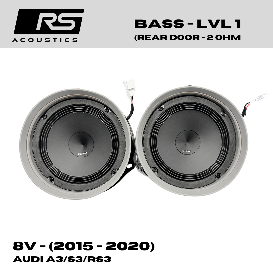 BASS LVL 1 - Audi 8V (Rear 2-ohm)