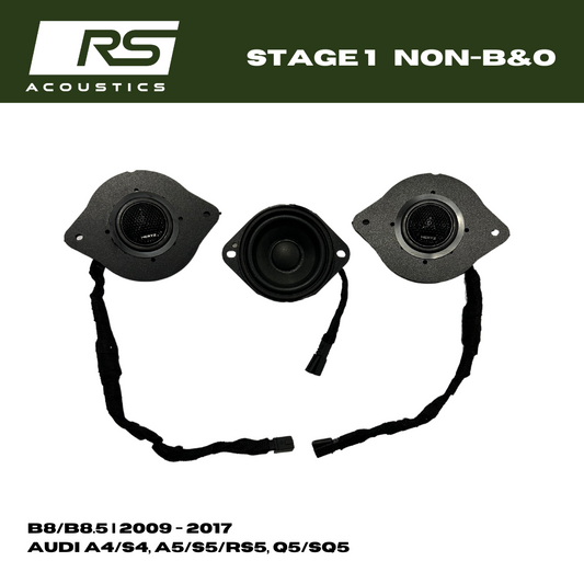 Stage 1 - B8/B8.5 (NON B&O systems) - Hertz Tweeters