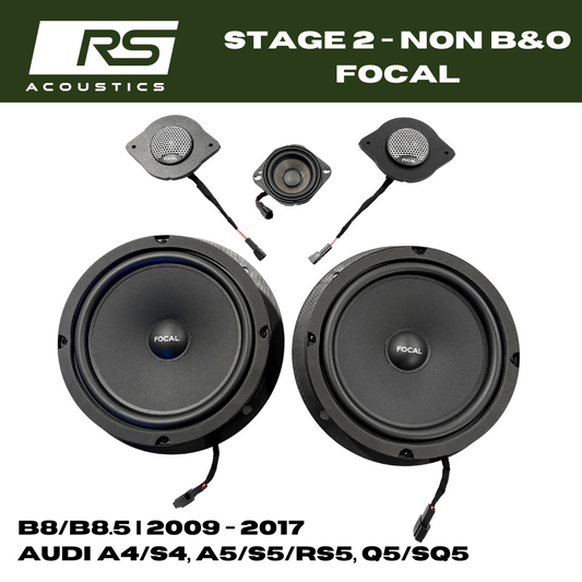 Stage 2 - B8/B8.5 (NON-B&O systems) - FOCAL Kit