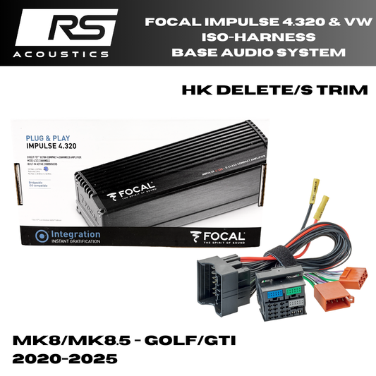 Focal Impulse 4.320 4-Ch Amplifier & VW ISO Harness