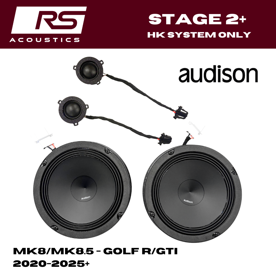 STAGE 2+ - MK8/MK8.5 Golf R/GTI (Harman Kardon Front Kit)